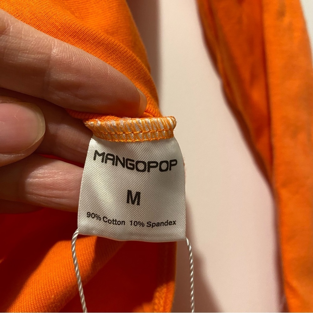 Orange Long Sleeve Bodysuit - Picture 6 of 6
